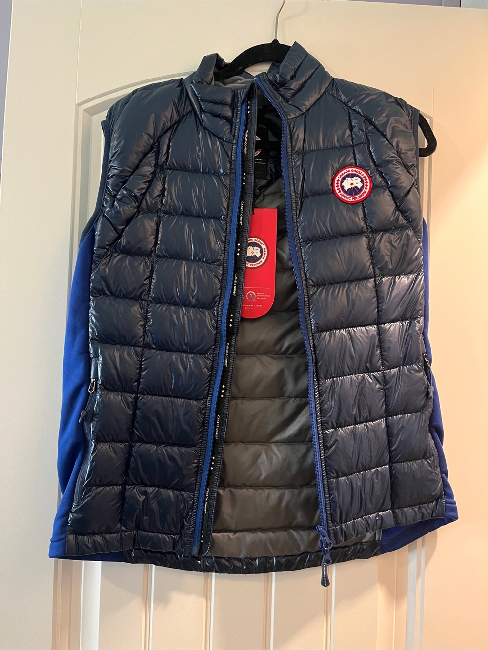 Canada Goose Navy Blue Quilted Down Vest